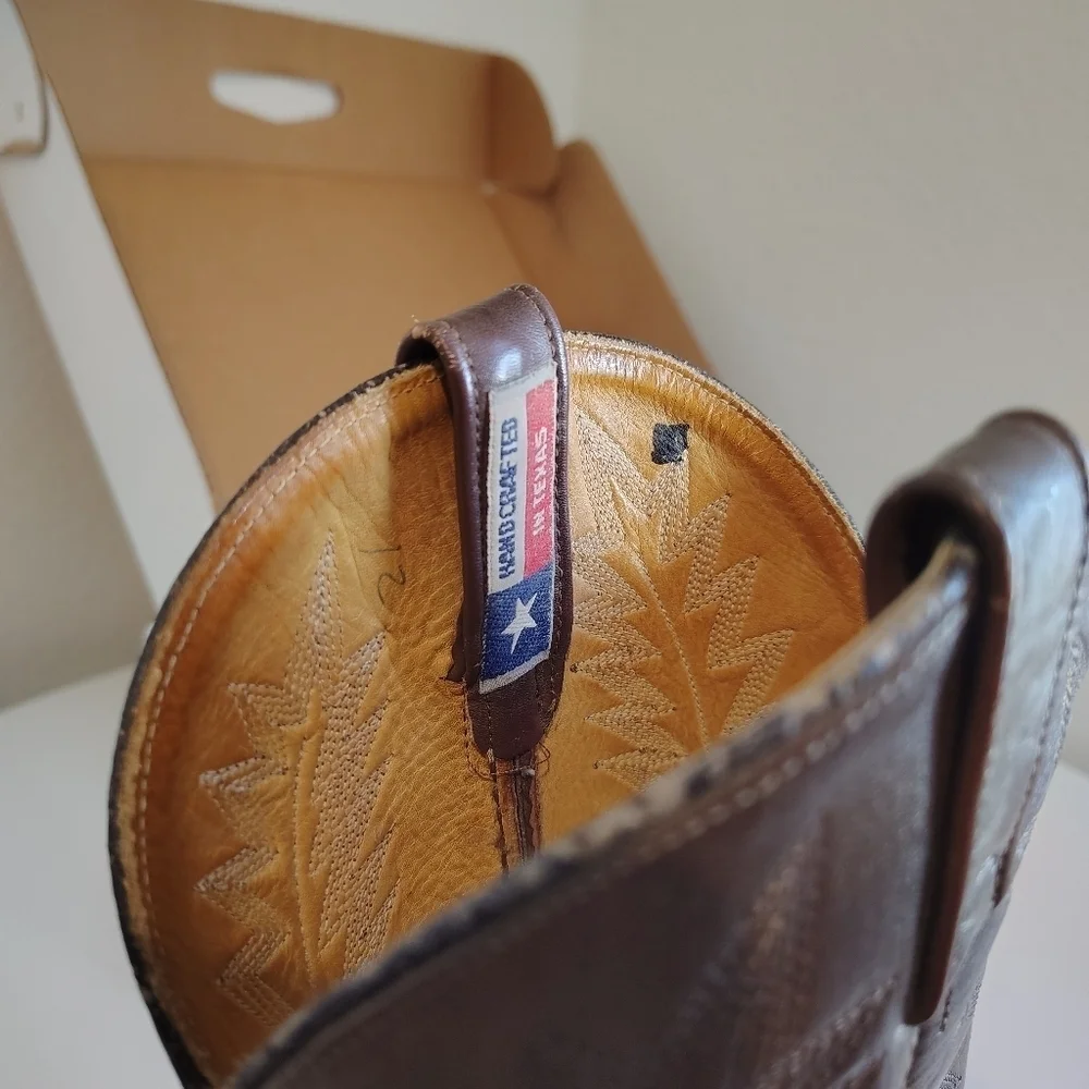 Justin Boots dark brown